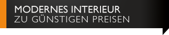 modernes Interiör zu günstigen Preisen